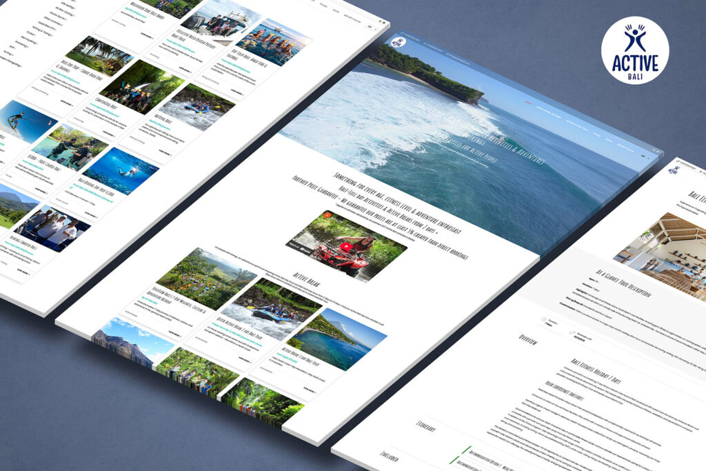 Active Bali website project