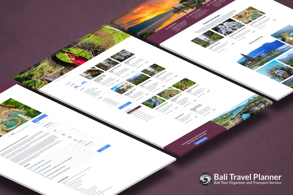 Bali Travel Planner website project