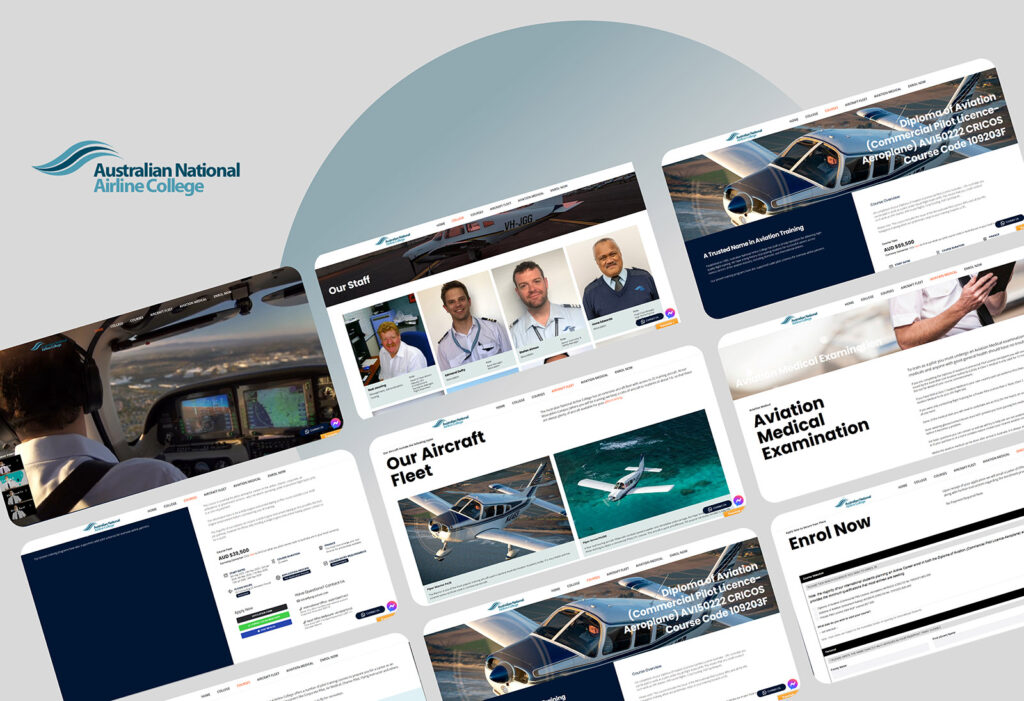 Flying School website project