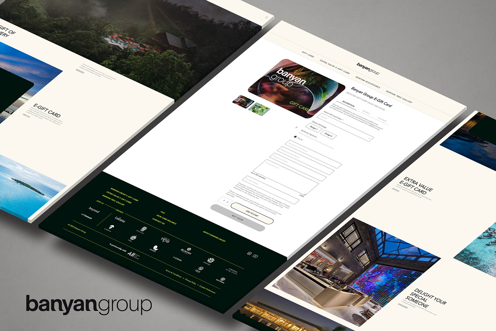 Gifting Banyan Group website project