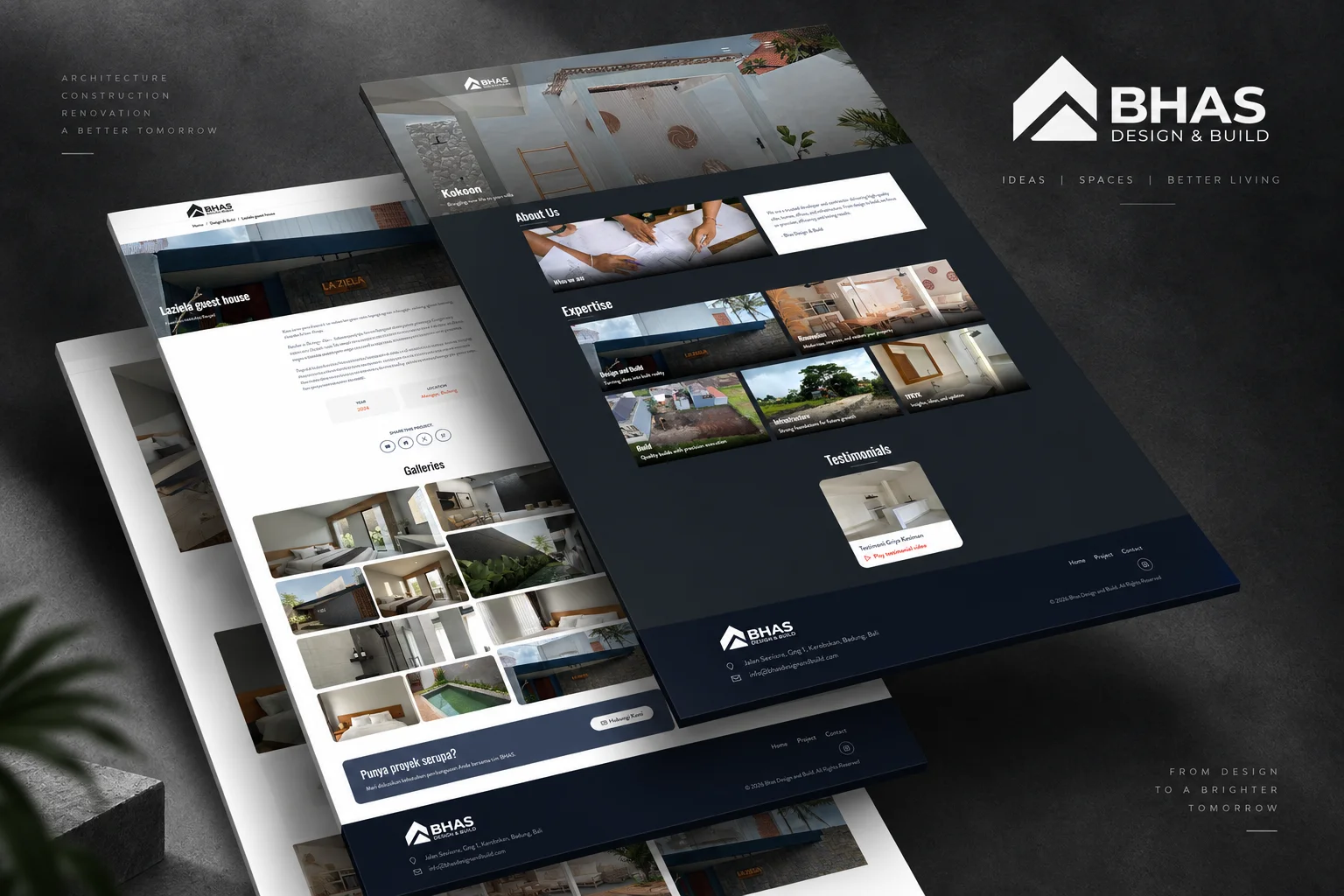 BHAS Design & Build website project