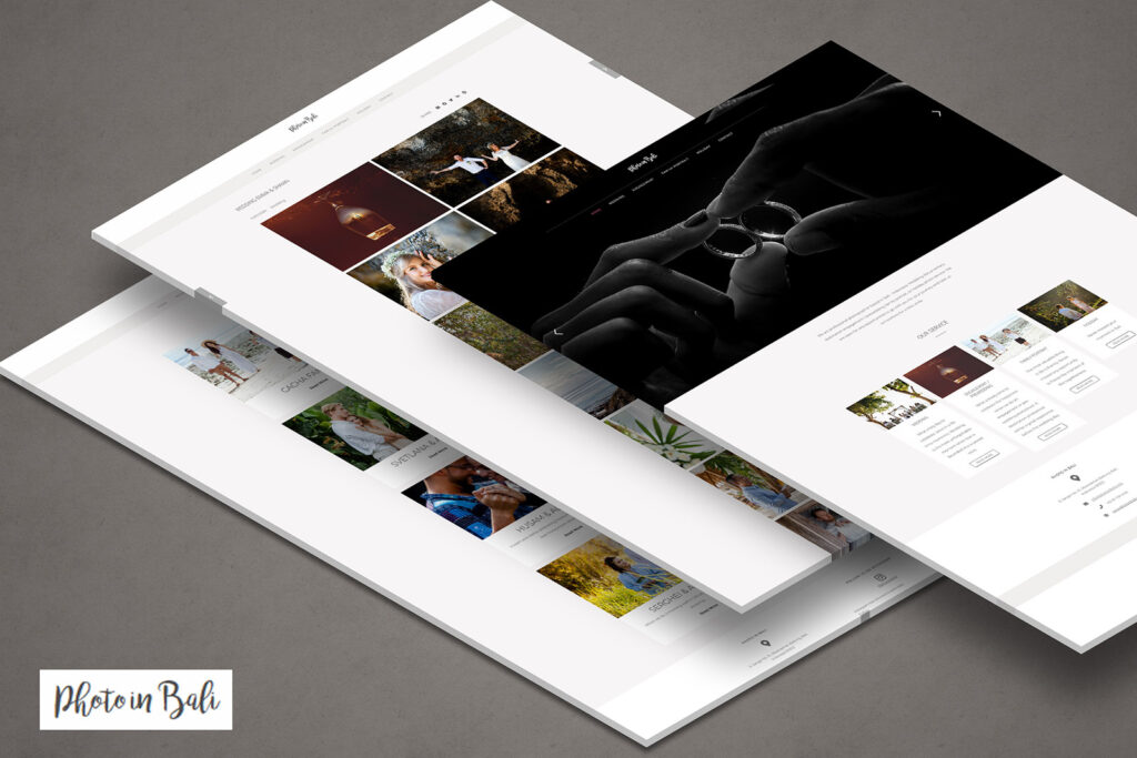 Photo In Bali website project